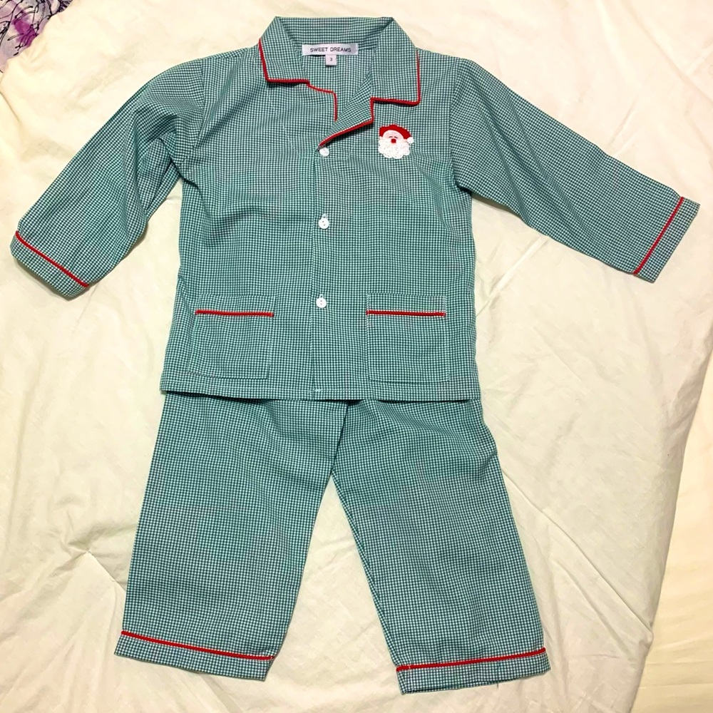 Boys Christmas Pajamas by Sweet Dreams. Size 3.